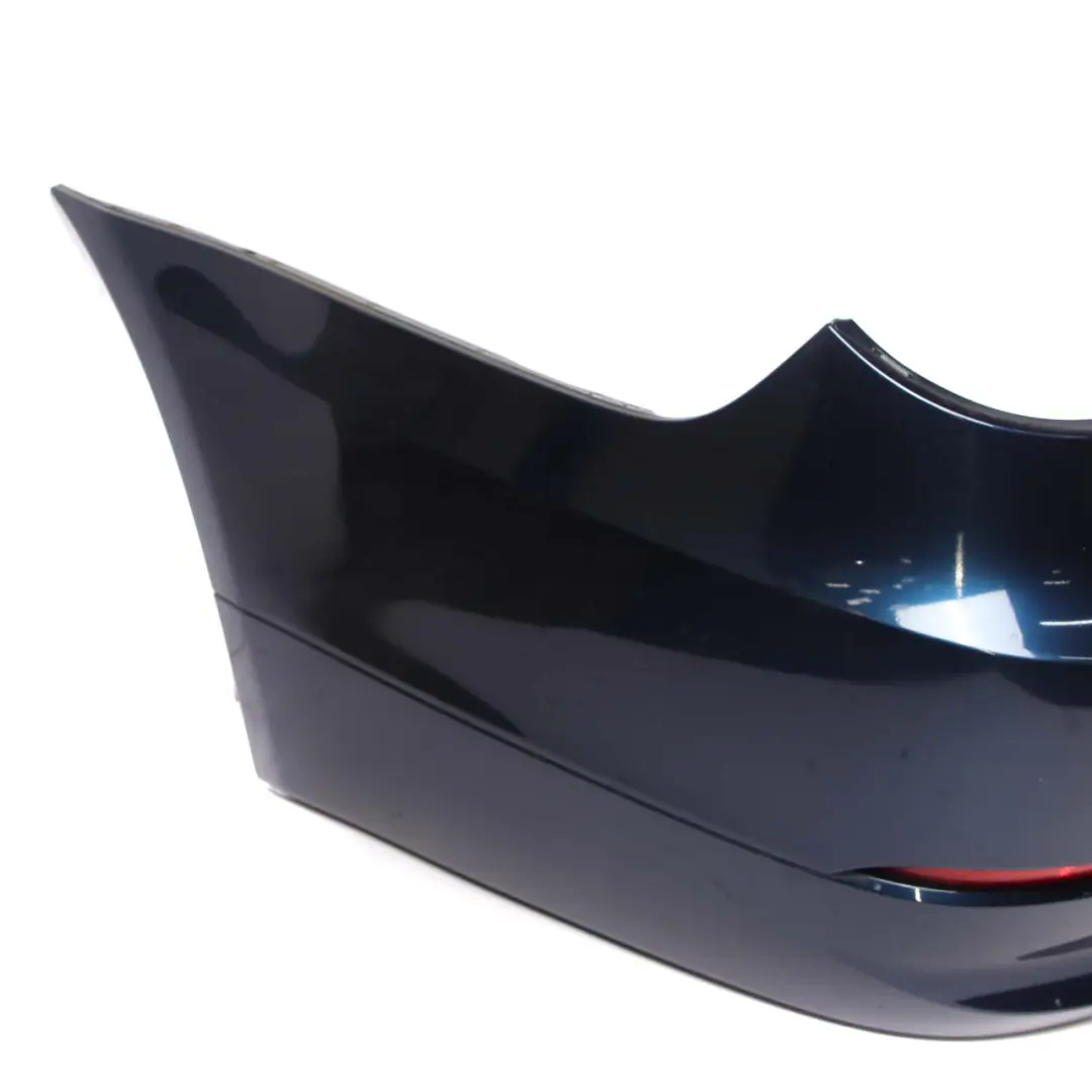 BMW 5 Series E60 Saloon Rear Bumper PDC Tiefseeblau Deep Sea Blue - A76 - SKU 0422349-DSB - Part number 0422349