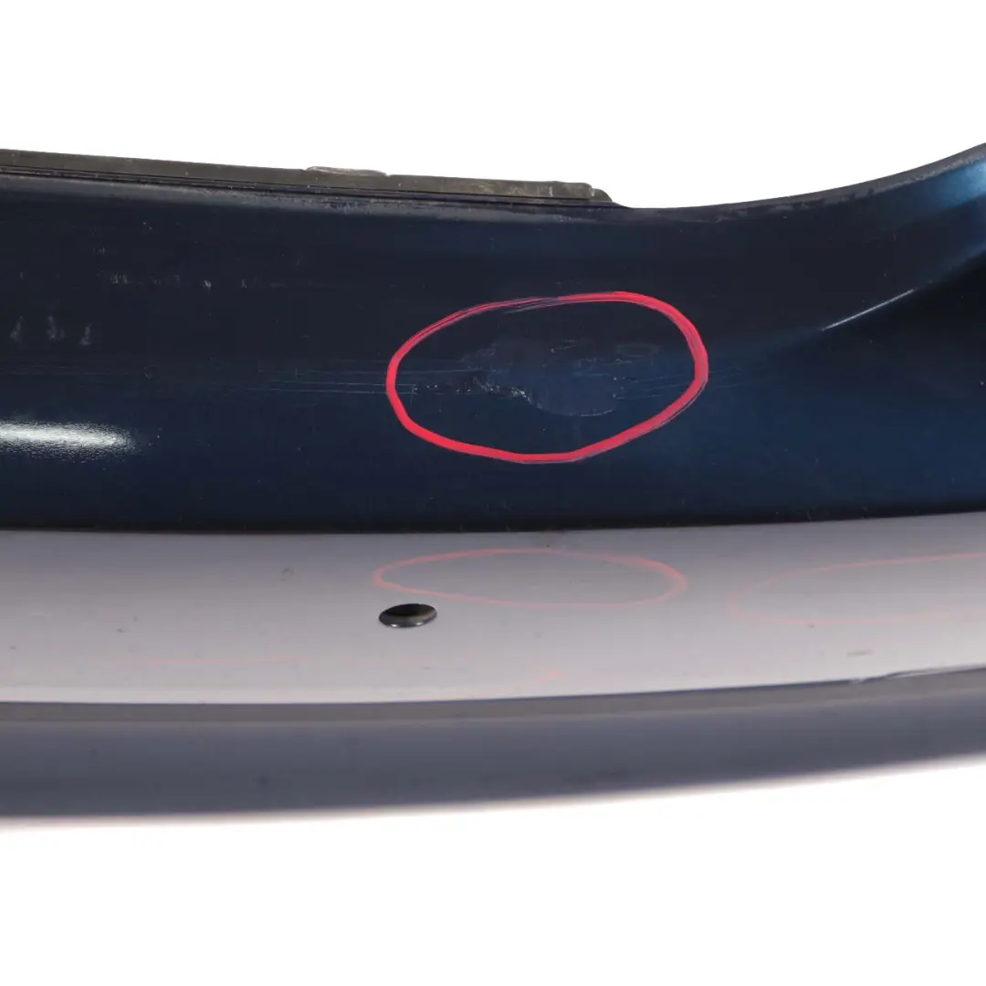 BMW 5 Series E60 Saloon Rear Bumper PDC Tiefseeblau Deep Sea Blue - A76 - SKU 0422349-DSB - Part number 0422349