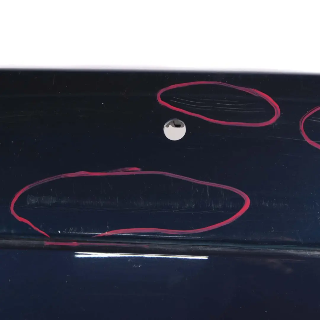 BMW 5 Series E60 Saloon Rear Bumper PDC Tiefseeblau Deep Sea Blue - A76 - SKU 0422349-DSB - Part number 0422349