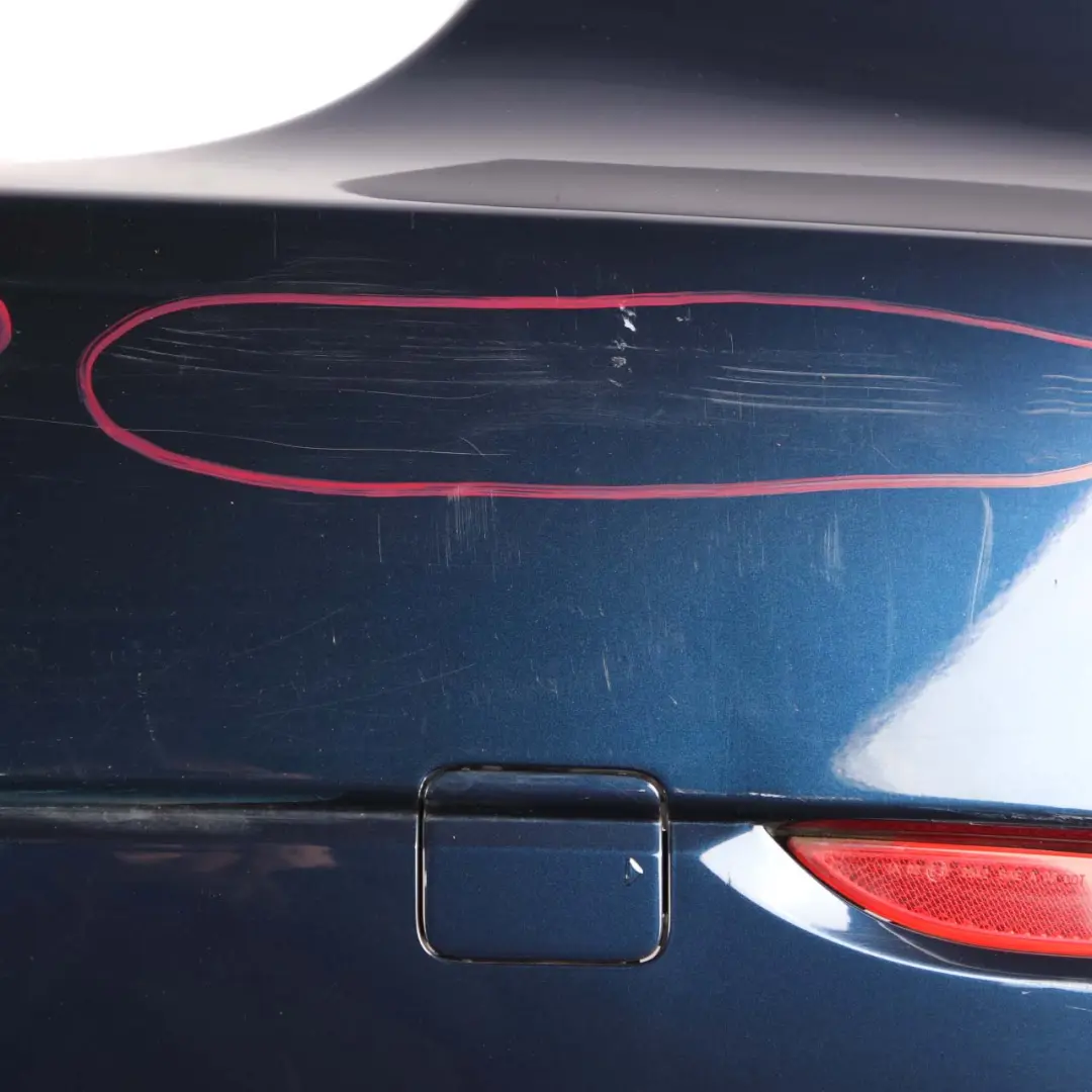 BMW 5 Series E60 Saloon Rear Bumper PDC Tiefseeblau Deep Sea Blue - A76 - SKU 0422349-DSB - Part number 0422349
