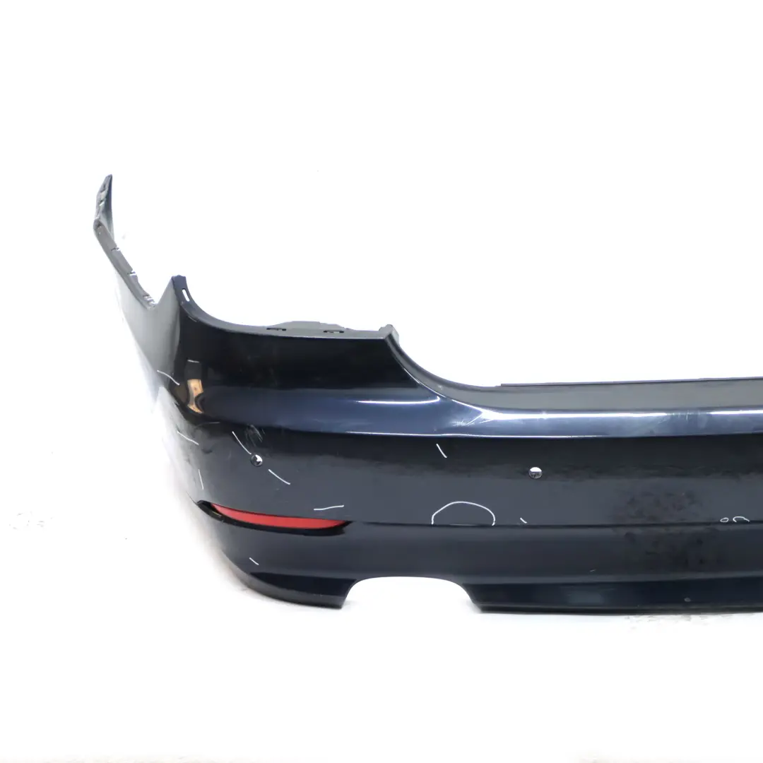 BMW E60 LCI Rear Bumper PDC Monacoblau Monaco Blue Metallic - A35 - SKU 0422349-MB2 - Part number 0422349