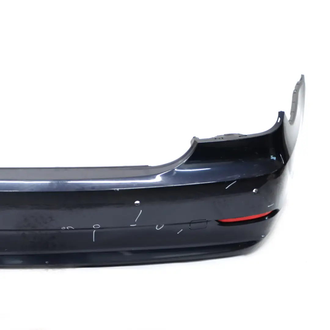 BMW E60 LCI Rear Bumper PDC Monacoblau Monaco Blue Metallic - A35 - SKU 0422349-MB2 - Part number 0422349