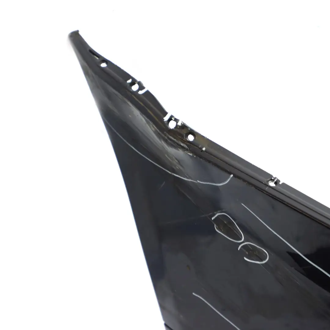 BMW E60 LCI Rear Bumper PDC Monacoblau Monaco Blue Metallic - A35 - SKU 0422349-MB2 - Part number 0422349