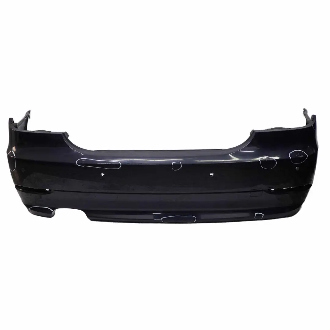 BMW E60 LCI Zderzak Tylny Monacoblau - A35 - SKU 0422349-MB3 - Numer Części 0422349
