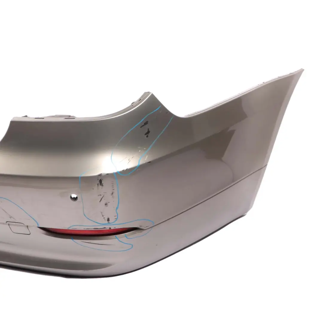 BMW 5 Series E60 Saloon 1 Rear Bumper PDC Platinbronze Platinum Bronze - A53 - SKU 0422349-PB1 - Part number 0422349