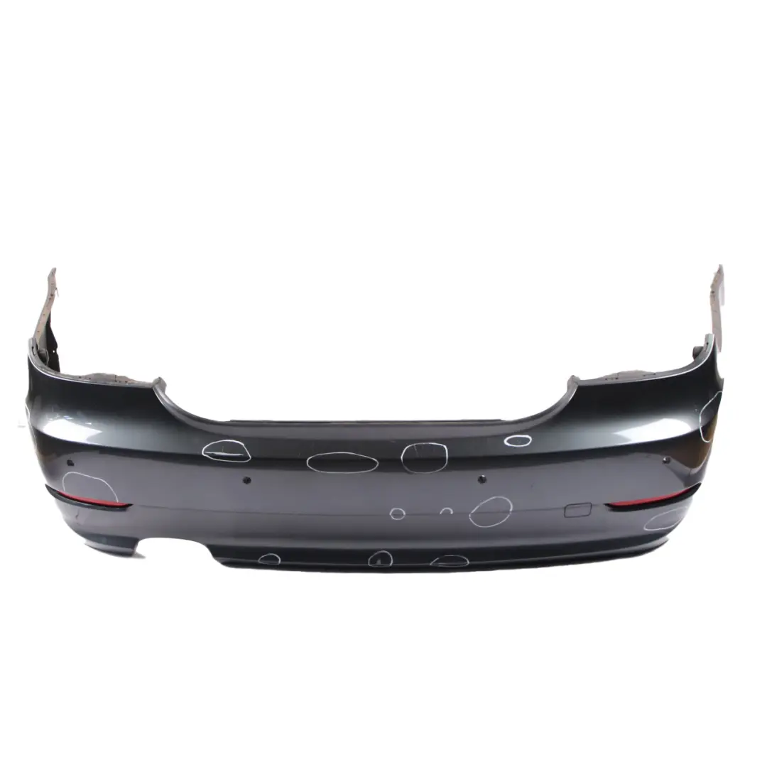 Bumper Rear PDC Trim Panel Platingrau Platinum Grey Metallic - A68 to BMW E60 LCI with Part number 0422349 BMW E60 LCI Bumper Rear PDC Trim Panel Platingrau Platinum Grey Metallic - A68 - SKU 0422349-PG - Part number 0422349