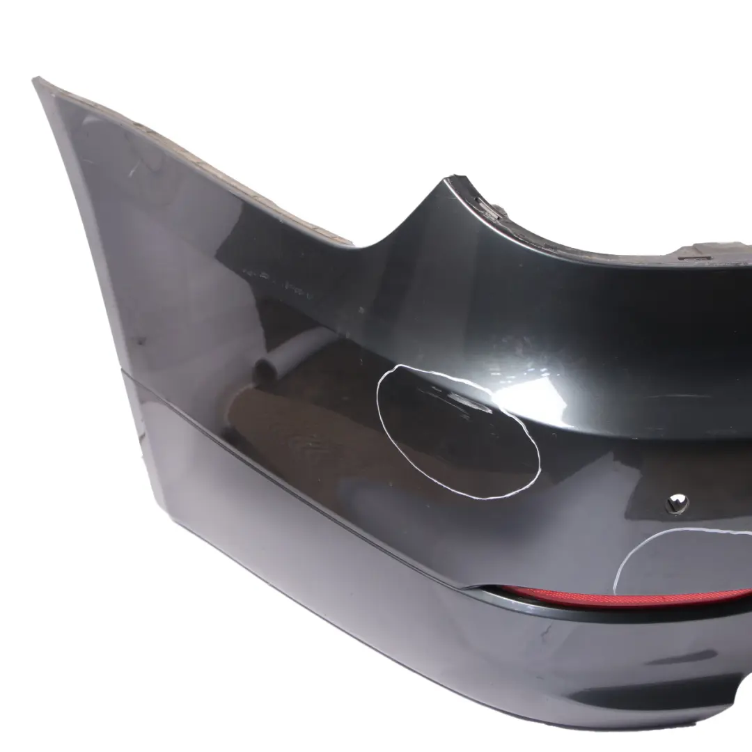 BMW E60 LCI Bumper Rear PDC Trim Panel Platingrau Platinum Grey Metallic - A68 - SKU 0422349-PG - Part number 0422349