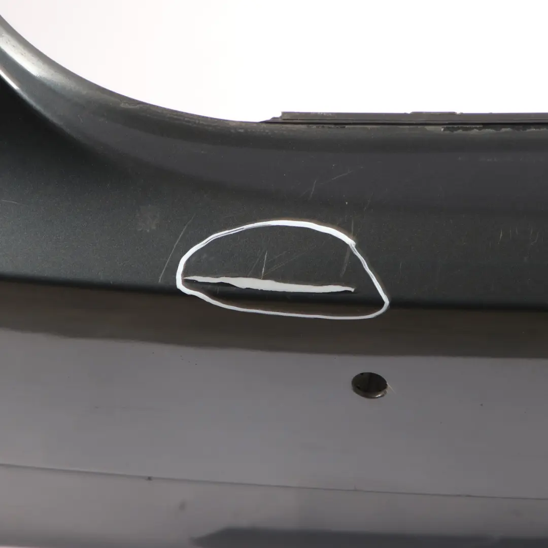 BMW E60 LCI Bumper Rear PDC Trim Panel Platingrau Platinum Grey Metallic - A68 - SKU 0422349-PG - Part number 0422349