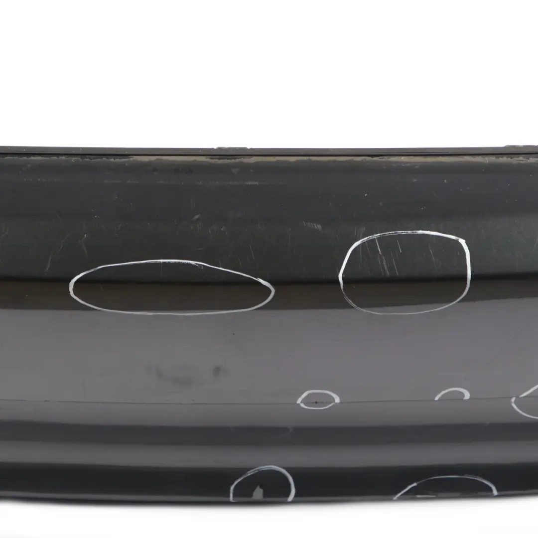 BMW E60 LCI Bumper Rear PDC Trim Panel Platingrau Platinum Grey Metallic - A68 - SKU 0422349-PG - Part number 0422349