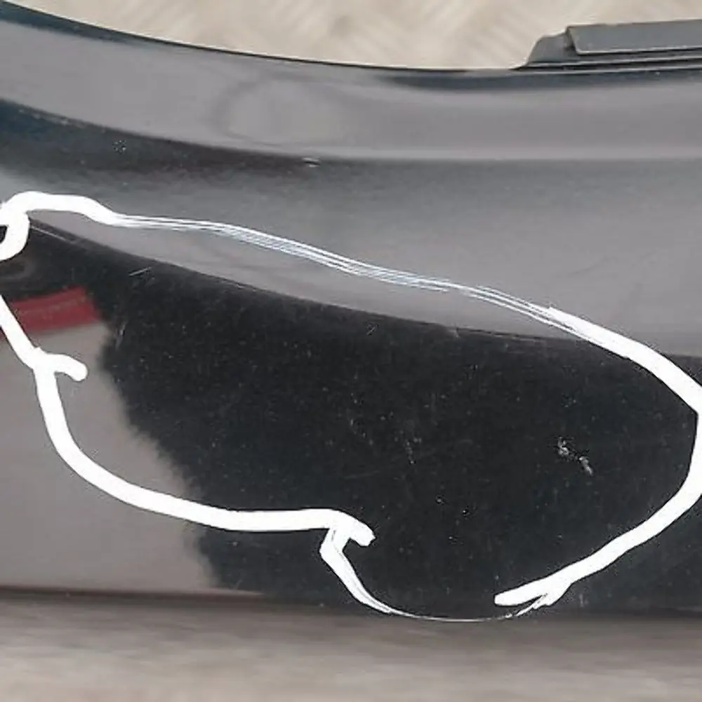 BMW 5 SERIES E60N E60 LCi Saloon Rear Bumper PDC Black Schwarz 2 - 668 - SKU 0422349-SCH - Part number 422349