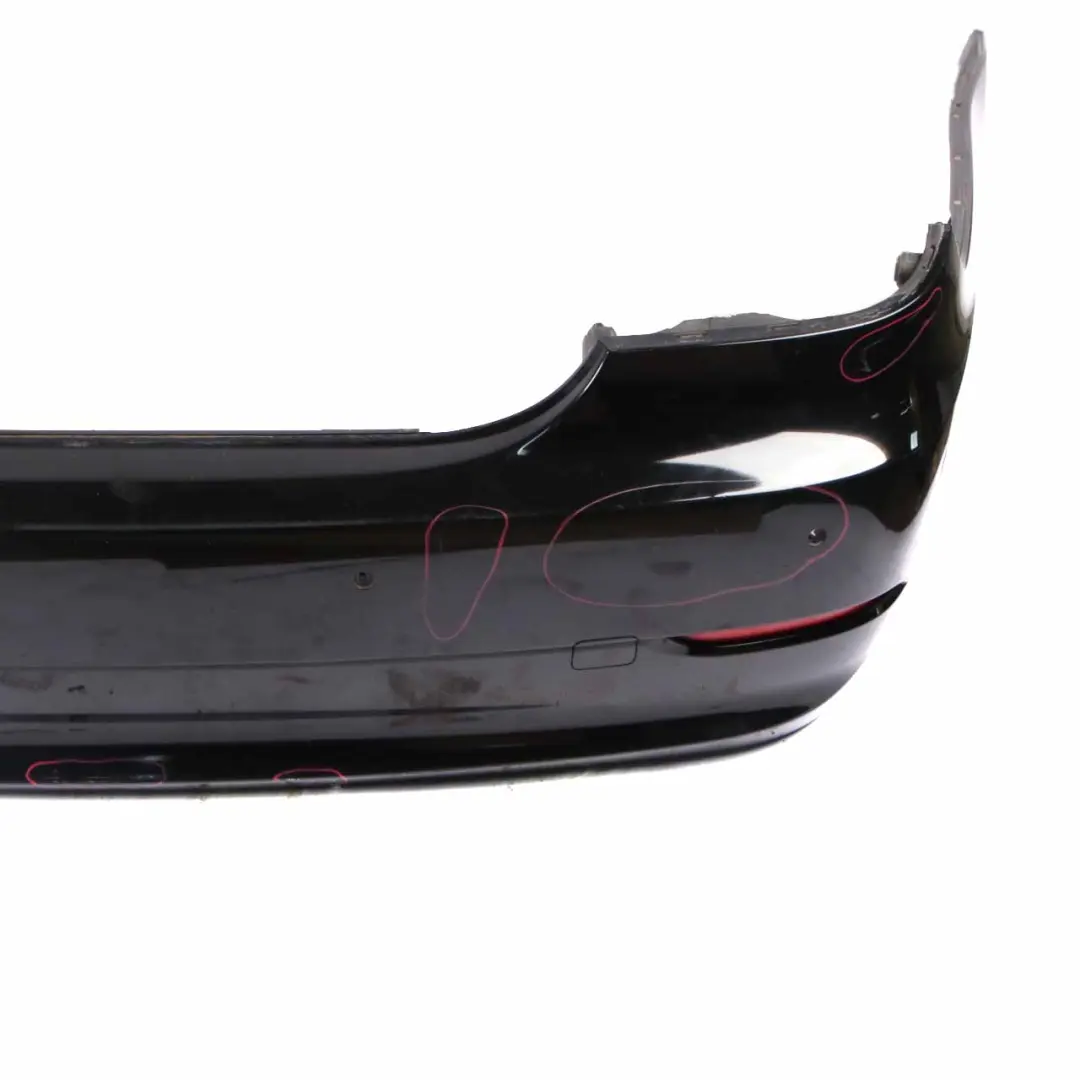 Bumper Saloon PDC Trim Panel Cover Black Schwarz 2 - 668 to BMW E60 LCI Rear with Part number 0422349 BMW E60 LCI Rear Bumper Saloon PDC Trim Panel Cover Black Schwarz 2 - 668 - SKU 0422349-SCH2 - Part number 0422349