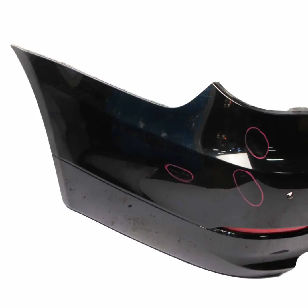 Bumper Saloon PDC Trim Panel Cover Black Schwarz 2 - 668 to BMW E60 LCI Rear with Part number 0422349 BMW E60 LCI Rear Bumper Saloon PDC Trim Panel Cover Black Schwarz 2 - 668 - SKU 0422349-SCH2 - Part number 0422349