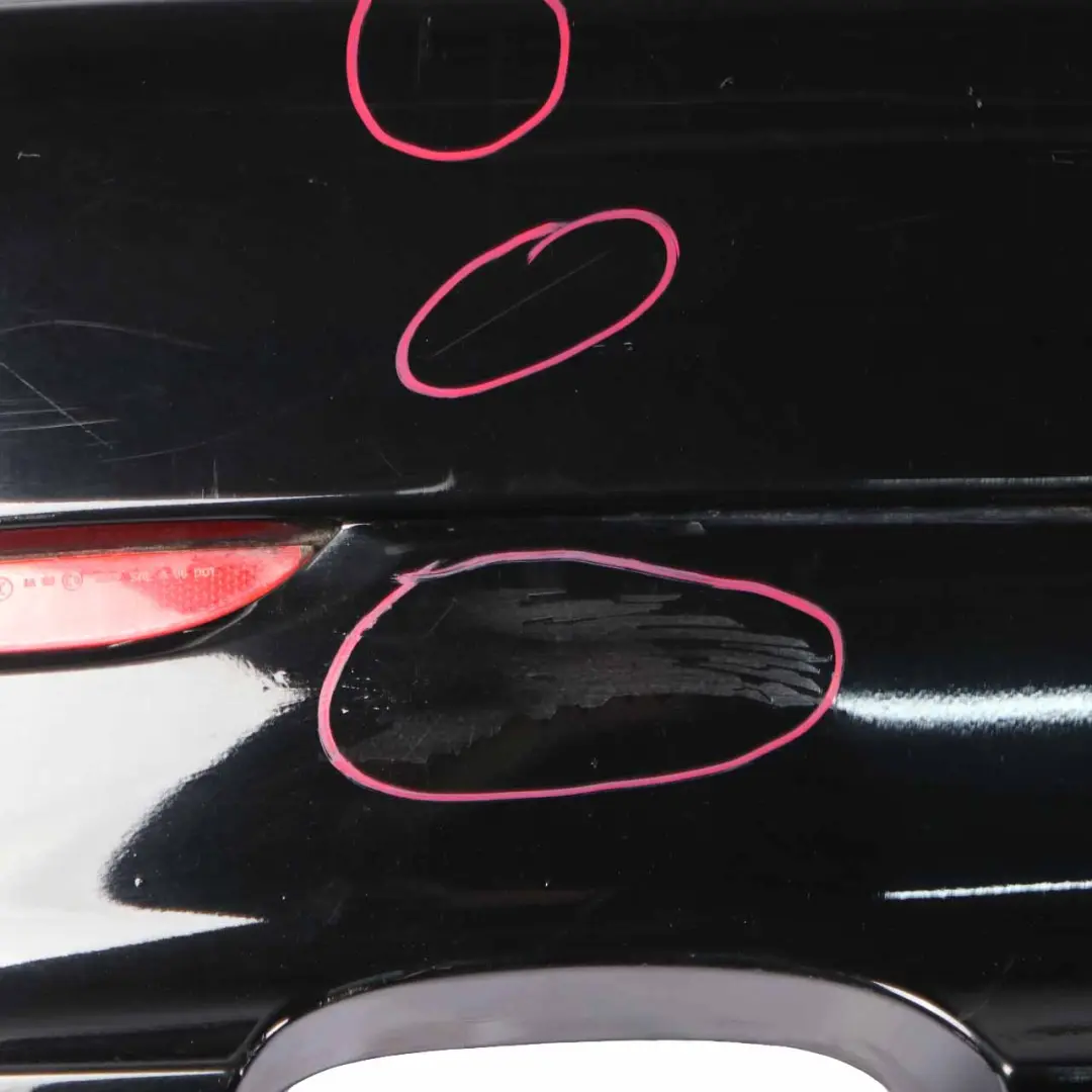 BMW E60 LCI Rear Bumper Saloon PDC Trim Panel Cover Black Schwarz 2 - 668 - SKU 0422349-SCH2 - Part number 0422349