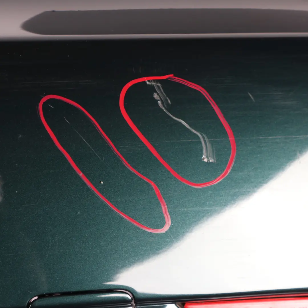 BMW 5 E60 LCI Saloon Rear Bumper PDC Tiefgruen Deep Green Metallic - A43 - SKU 0422349-TG - Part number 0422349