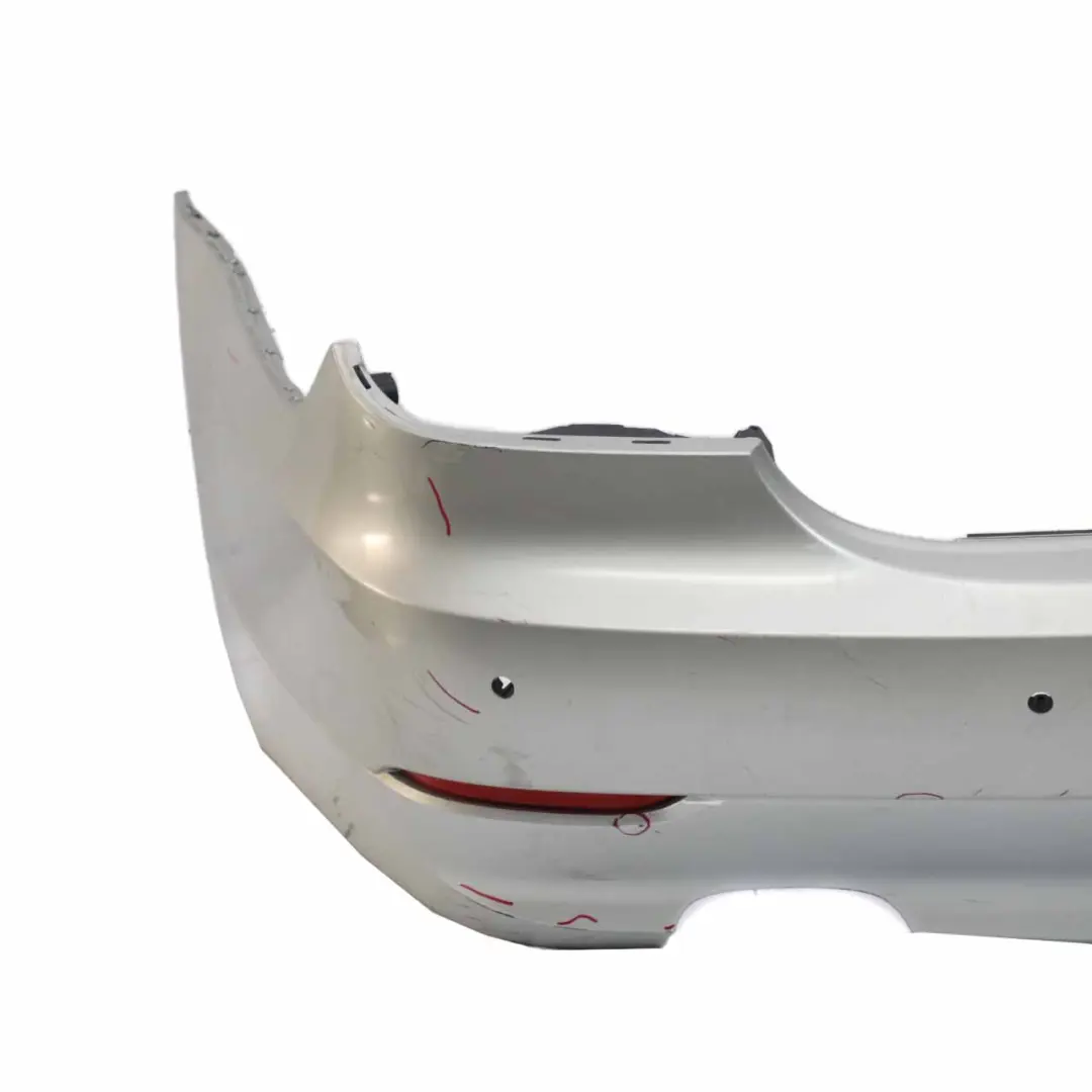Bumper PDC Titansilber Titan Silver Metallic - 354 to BMW E60 Saloon Rear with Part number 0422349 BMW E60 Saloon Rear Bumper PDC Titansilber Titan Silver Metallic - 354 - SKU 0422349-TS - Part number 0422349
