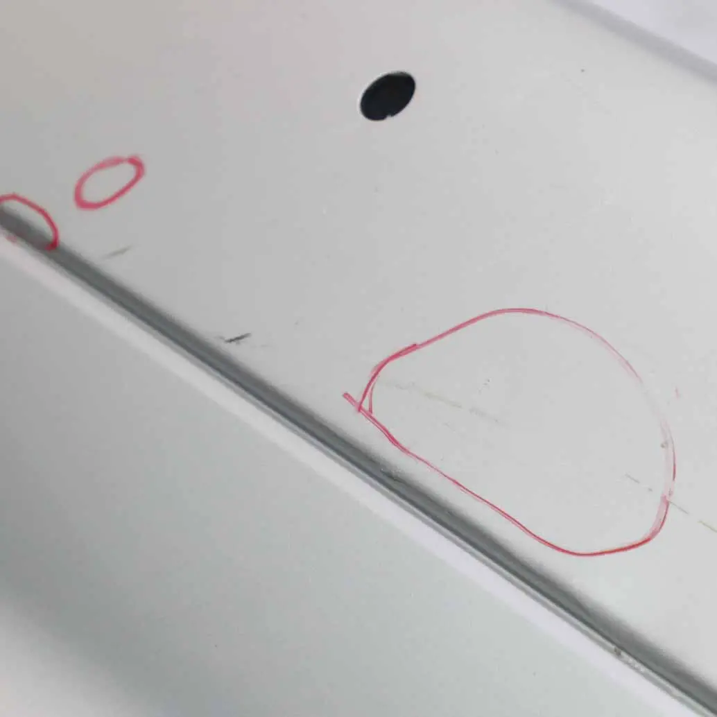 Bumper PDC Titansilber Titan Silver Metallic - 354 to BMW E60 Saloon Rear with Part number 0422349 BMW E60 Saloon Rear Bumper PDC Titansilber Titan Silver Metallic - 354 - SKU 0422349-TS - Part number 0422349