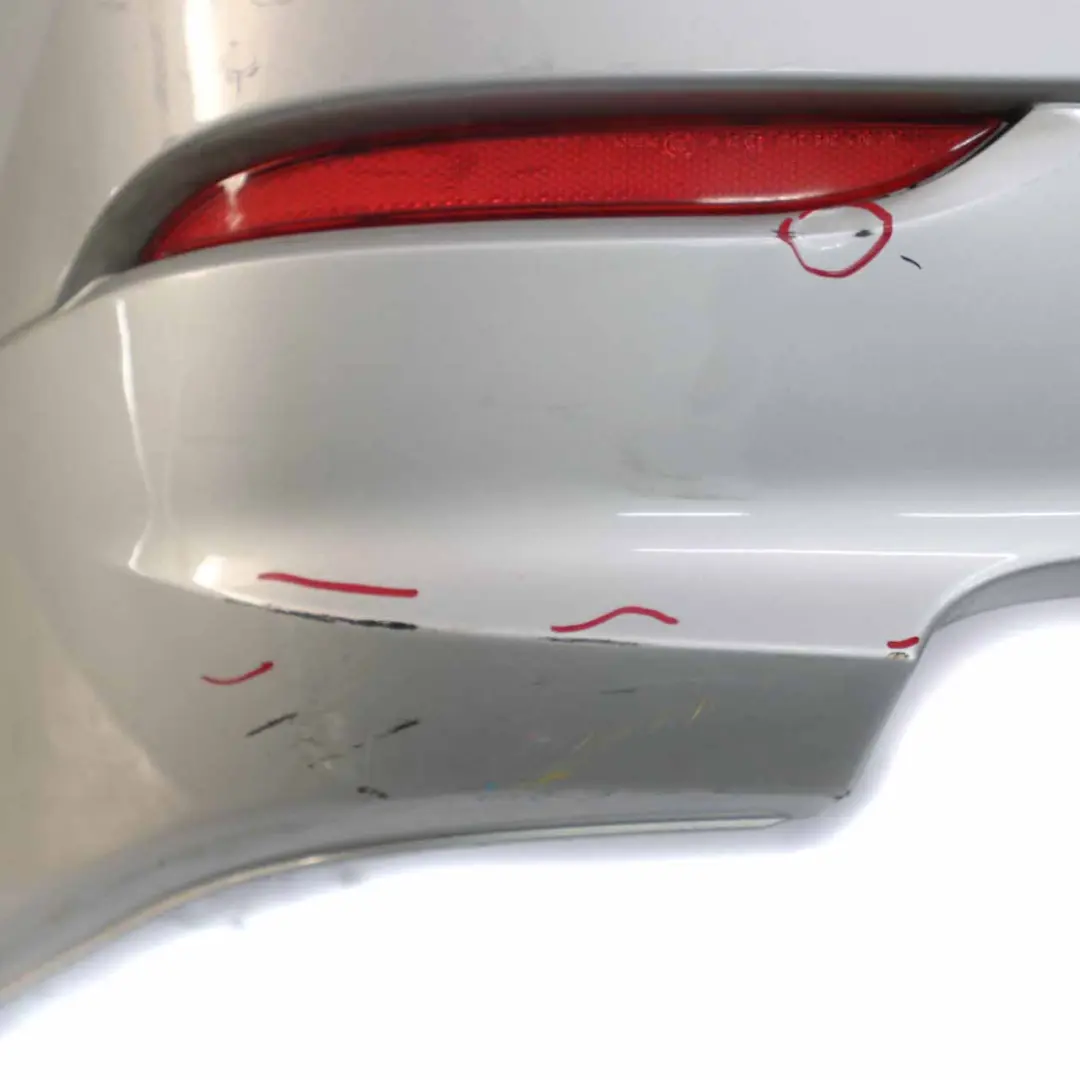 Bumper PDC Titansilber Titan Silver Metallic - 354 to BMW E60 Saloon Rear with Part number 0422349 BMW E60 Saloon Rear Bumper PDC Titansilber Titan Silver Metallic - 354 - SKU 0422349-TS - Part number 0422349
