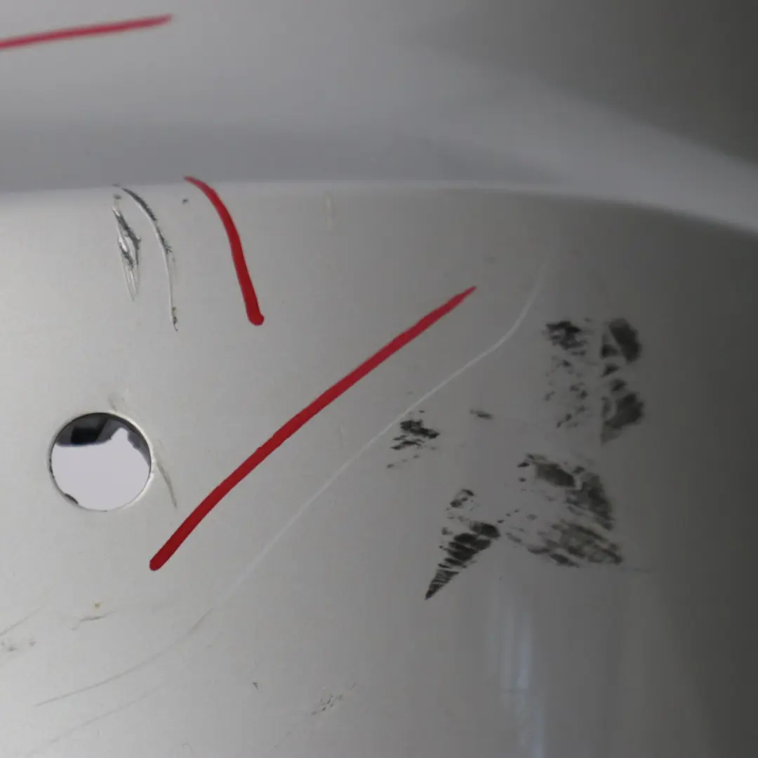 Bumper PDC Titansilber Titan Silver Metallic - 354 to BMW E60 Saloon Rear with Part number 0422349 BMW E60 Saloon Rear Bumper PDC Titansilber Titan Silver Metallic - 354 - SKU 0422349-TS - Part number 0422349