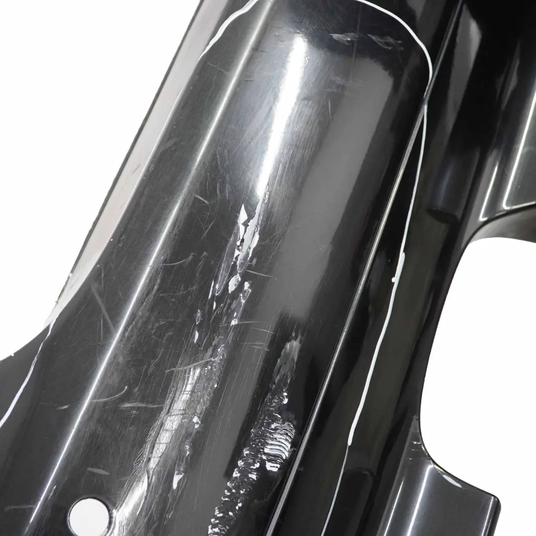 Bumper BMW E61 LCI Touring Trim Panel PDC Black Sapphire Metallic - 475 to Rear with Part number 0422357 Rear Bumper BMW E61 LCI Touring Trim Panel PDC Black Sapphire Metallic - 475 - SKU 0422357-BS1 - Part number 0422357