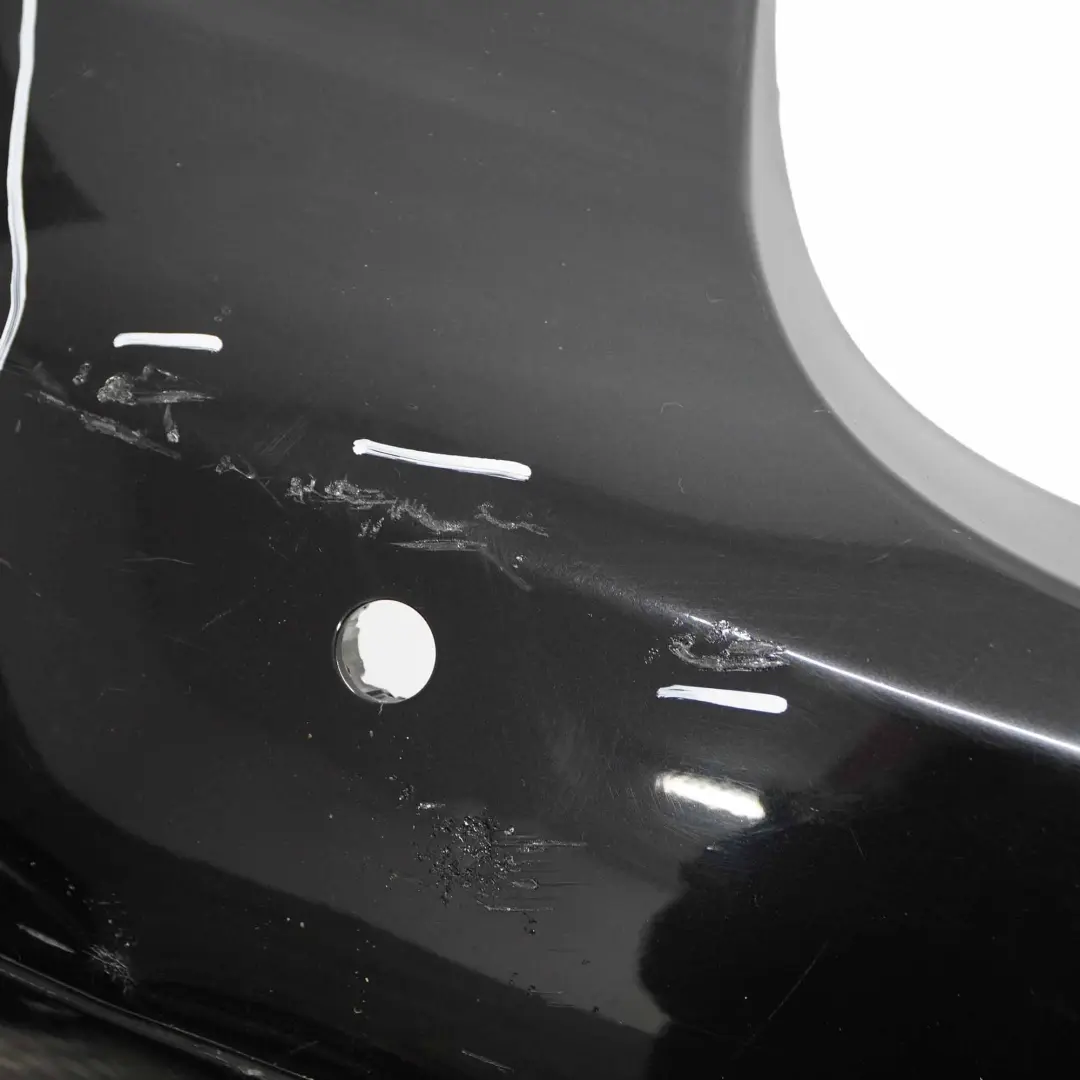 Bumper BMW E61 LCI Touring Trim Panel PDC Black Sapphire Metallic - 475 to Rear with Part number 0422357 Rear Bumper BMW E61 LCI Touring Trim Panel PDC Black Sapphire Metallic - 475 - SKU 0422357-BS2 - Part number 0422357