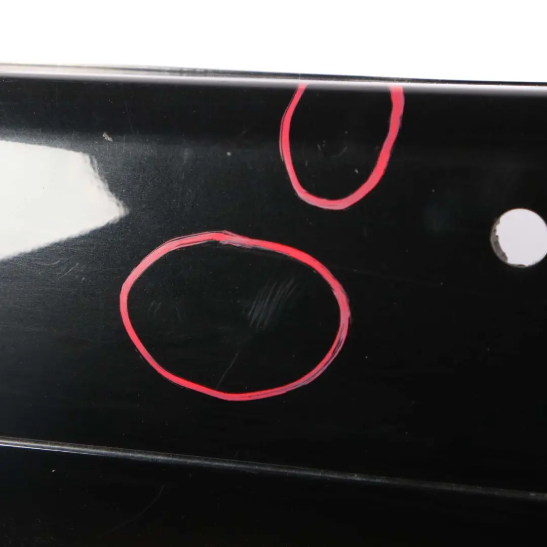 Bumper BMW E61 LCI Touring Trim Panel PDC Black Sapphire Metallic - 475 to Rear with Part number 0422357 Rear Bumper BMW E61 LCI Touring Trim Panel PDC Black Sapphire Metallic - 475 - SKU 0422357-BS - Part number 0422357