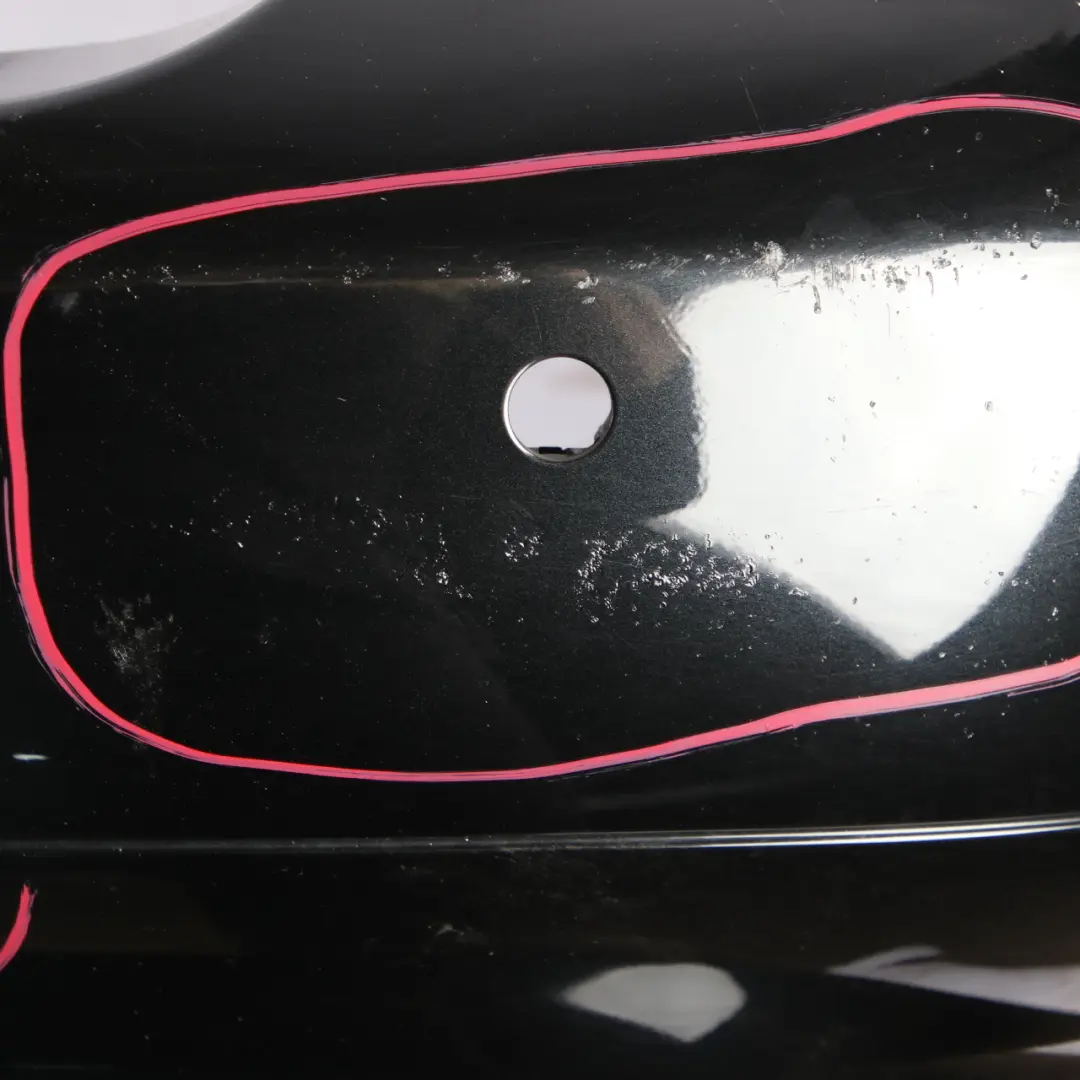 Bumper BMW E61 LCI Touring Trim Panel PDC Black Sapphire Metallic - 475 to Rear with Part number 0422357 Rear Bumper BMW E61 LCI Touring Trim Panel PDC Black Sapphire Metallic - 475 - SKU 0422357-BS - Part number 0422357