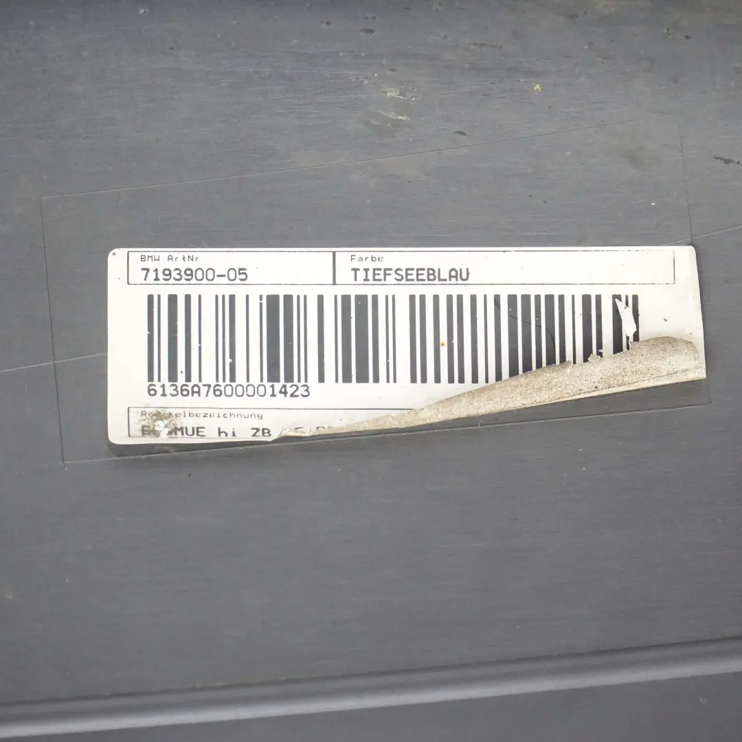 BMW E61 Zderzak tył tylny tiefseeblau - A76 - SKU 0422357-DSB1 - Numer Części 0422357