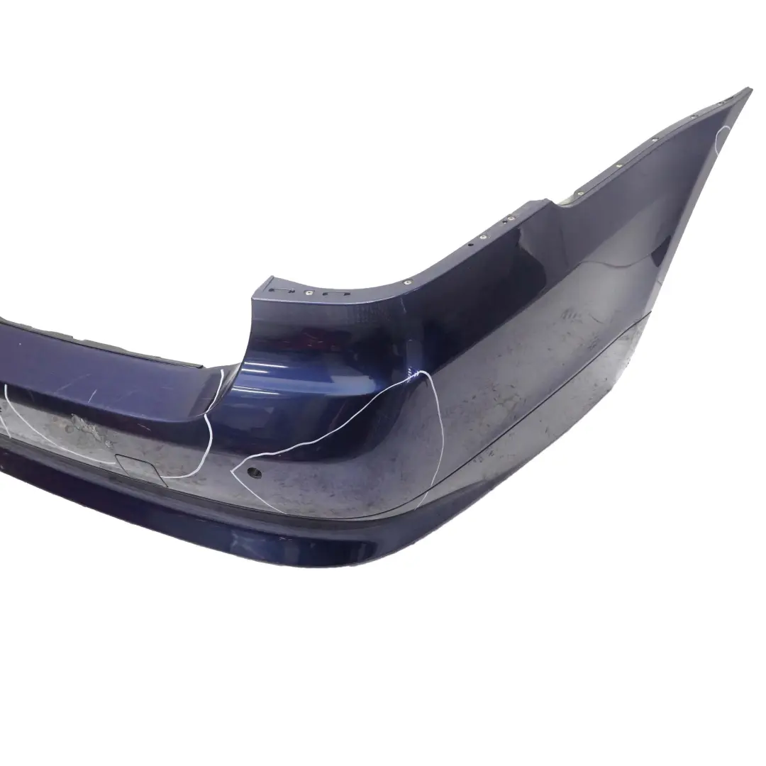 BMW E61 LCI Touring Rear Bumper Trim Panel PDC Tiefseeblau Deep Sea Blue - A76 - SKU 0422357-DSB1 - Part number 0422357