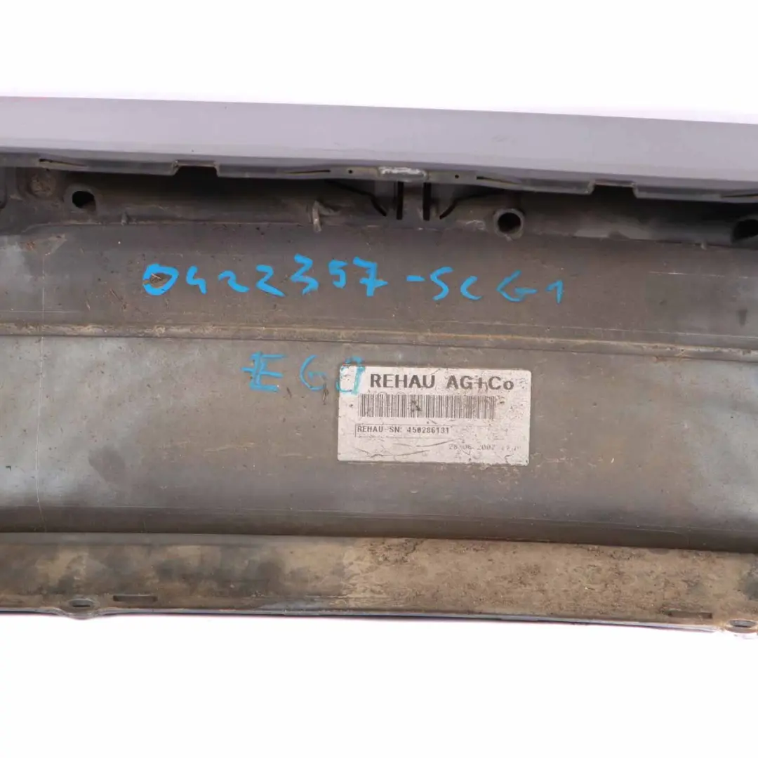 BMW E61 LCI Bumper Trim Touring Rear Panel PDC Spacegrau Space Grey - A52 - SKU 0422357-SCG1 - Part number 51120422357
