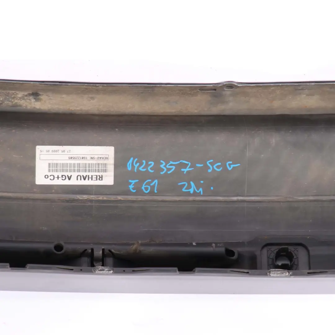 Bumper Trim Panel PDC Spacegrau Space Grey A52 to BMW 5 SERIES E61N E61 LCi Rear with Part number 51120422357 BMW 5 SERIES E61N E61 LCi Rear Bumper Trim Panel PDC Spacegrau Space Grey A52 - SKU 0422357-SCG - Part number 51120422357