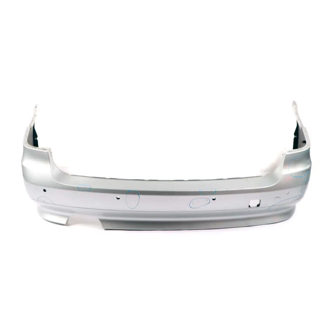 BMW 5 E61 LCI Touring Rear Bumper Trim Panel PDC Titansilber Titan Silver - 354 - SKU 0422357-TS1 - Part number 0422357