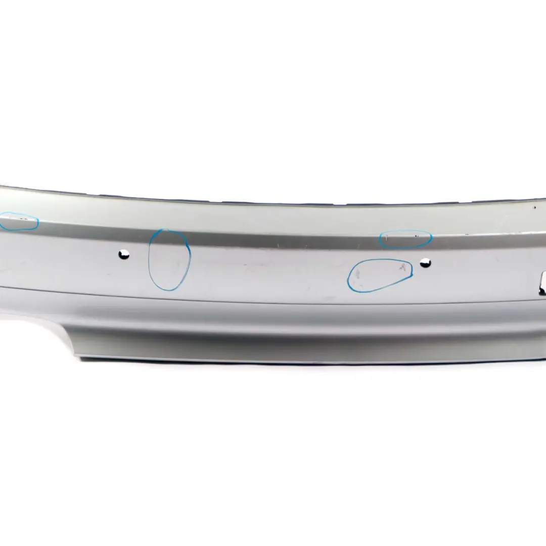 BMW 5 E61 LCI Touring Rear Bumper Trim Panel PDC Titansilber Titan Silver - 354 - SKU 0422357-TS1 - Part number 0422357