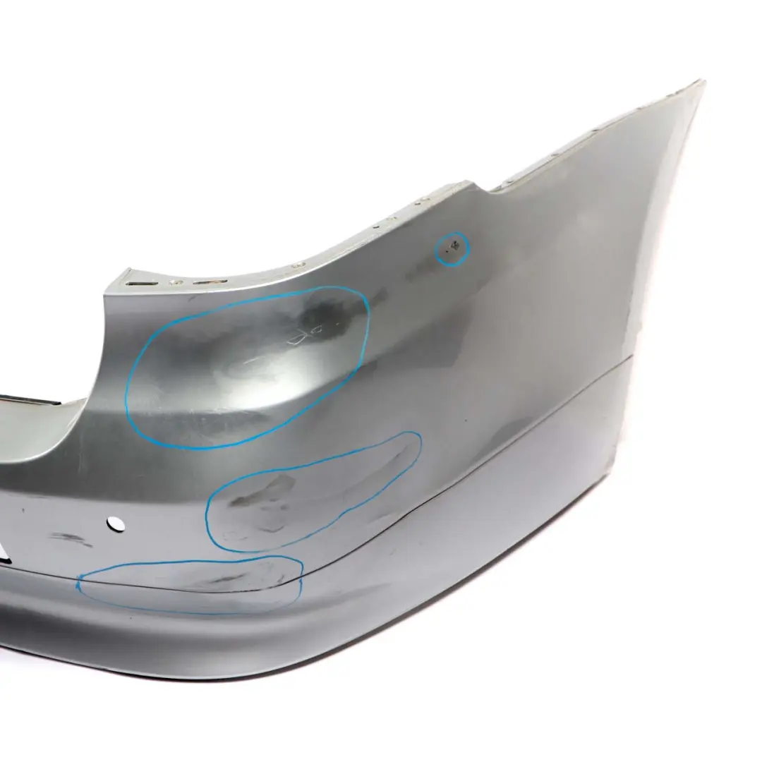 Bumper Trim Panel PDC Titansilber Titan Silver - 354 to BMW 5 E61 LCI Touring Rear with Part number 0422357 BMW 5 E61 LCI Touring Rear Bumper Trim Panel PDC Titansilber Titan Silver - 354 - SKU 0422357-TS1 - Part number 0422357