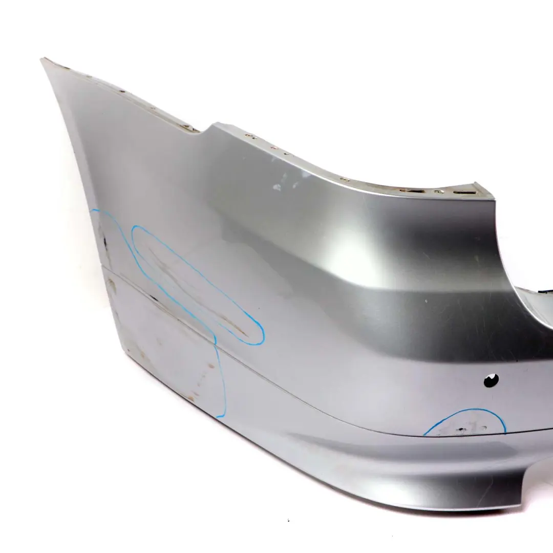 BMW 5 E61 LCI Touring Rear Bumper Trim Panel PDC Titansilber Titan Silver - 354 - SKU 0422357-TS1 - Part number 0422357