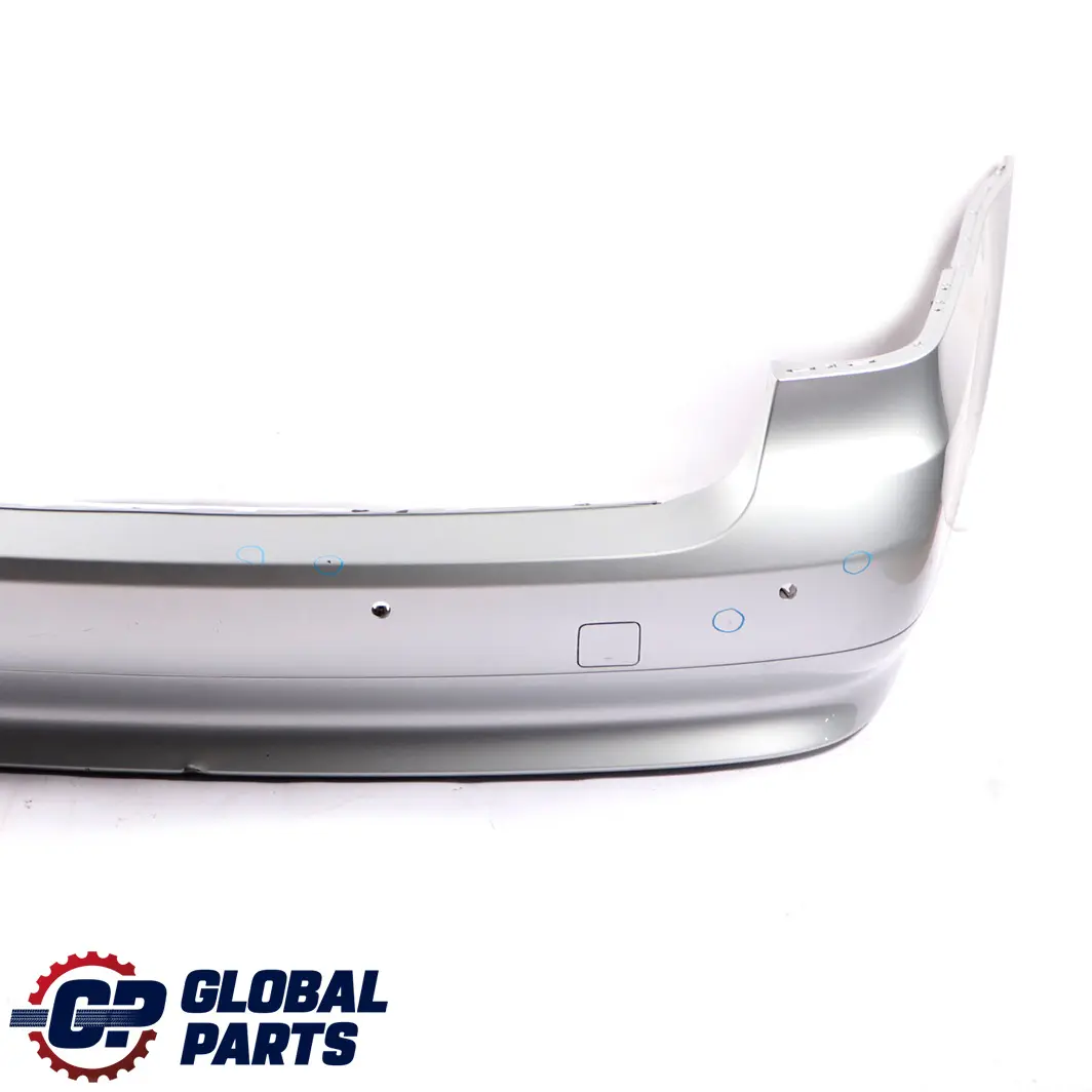 BMW 5 E61 LCI Touring Rear Bumper Trim Panel PDC Titansilber Titan Silver - 354 - SKU 0422357-TS - Part number 0422357