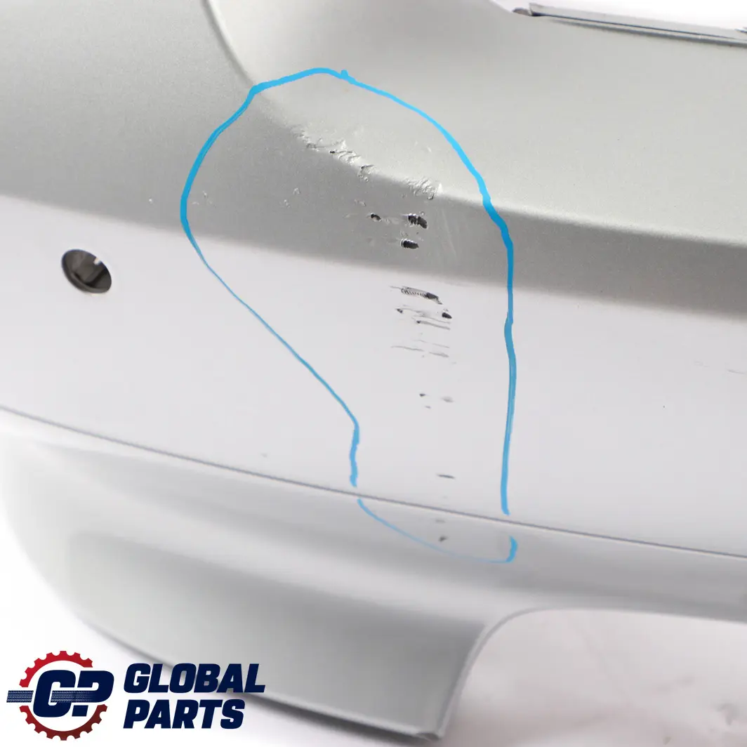 Bumper Trim Panel PDC Titansilber Titan Silver - 354 to BMW 5 E61 LCI Touring Rear with Part number 0422357 BMW 5 E61 LCI Touring Rear Bumper Trim Panel PDC Titansilber Titan Silver - 354 - SKU 0422357-TS - Part number 0422357