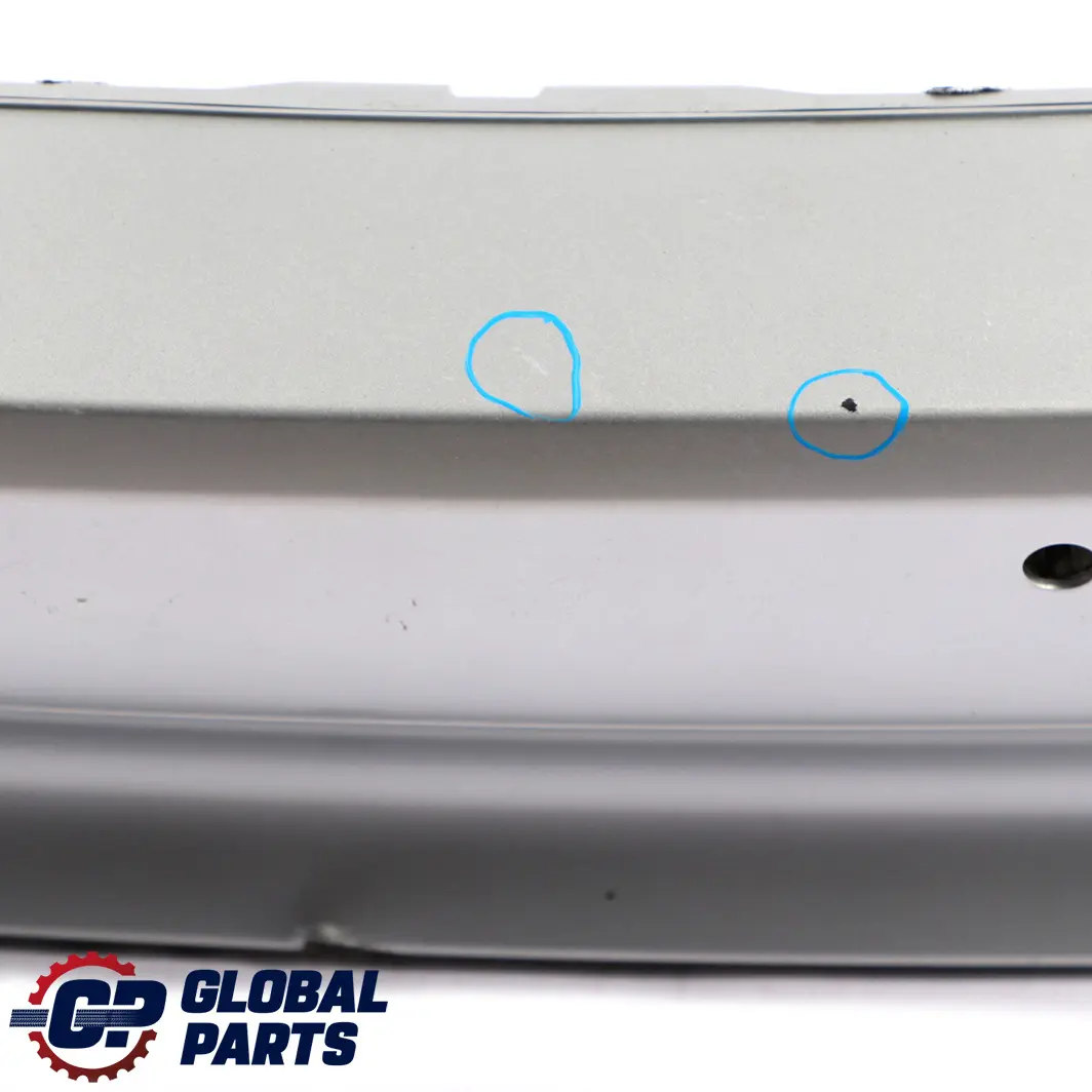 BMW 5 E61 LCI Touring Rear Bumper Trim Panel PDC Titansilber Titan Silver - 354 - SKU 0422357-TS - Part number 0422357