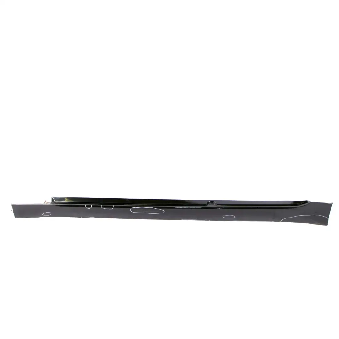 BMW 5 E60N E61N LCI Schwellerleiste Blende Schweller links Monacoblau Blau - A35 - SKU 0422464-BS - Teilenummer 0422464