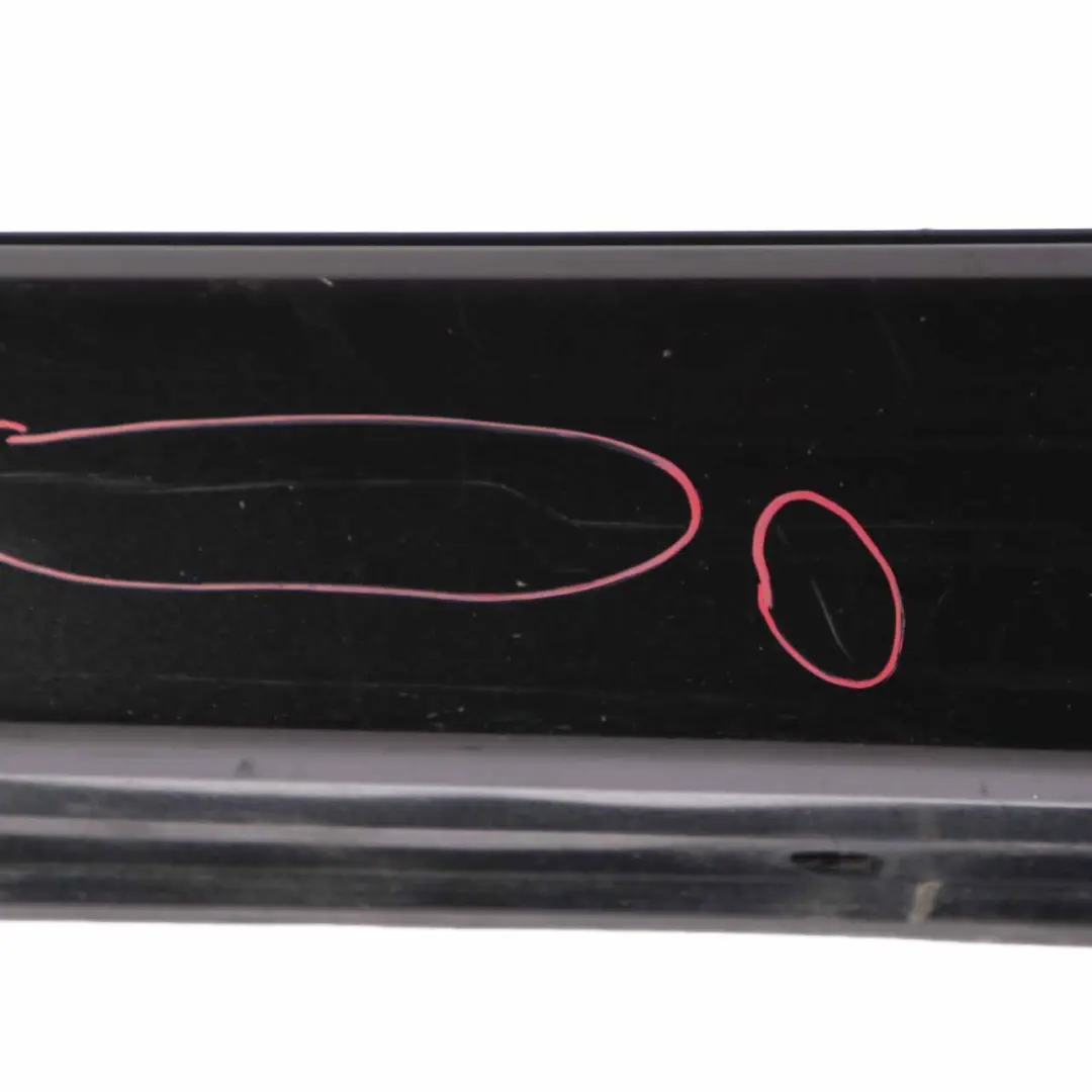 Side Skirt Door Sill Cover Left N/S Black Sapphire Metallic - 475 to BMW E60 LCI with Part number 0422464 BMW E60 LCI Side Skirt Door Sill Cover Left N/S Black Sapphire Metallic - 475 - SKU 0422464-BS2 - Part number 0422464