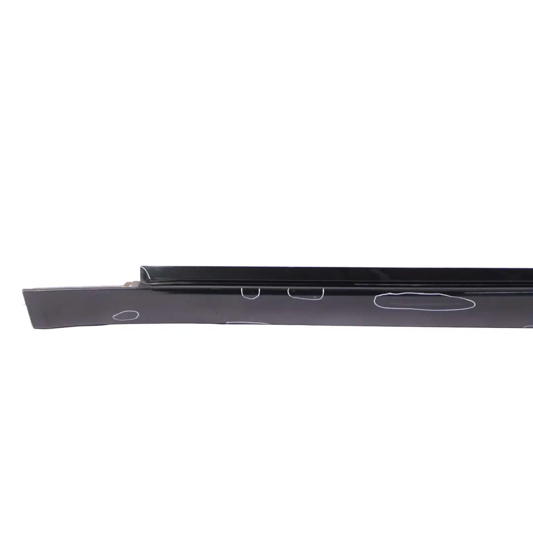 BMW 5 E60N E61N LCI Schwellerleiste Blende Schweller links Monacoblau Blau - A35 - SKU 0422464-BS - Teilenummer 0422464