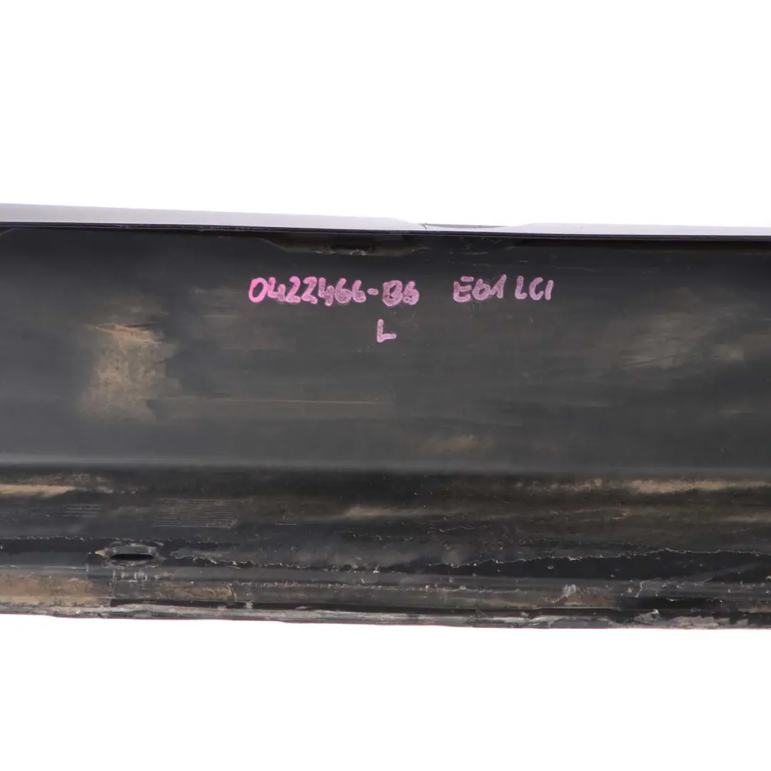 BMW 5 E60N E61N LCI Schwellerleiste Blende Schweller links Monacoblau Blau - A35 - SKU 0422464-BS - Teilenummer 0422464