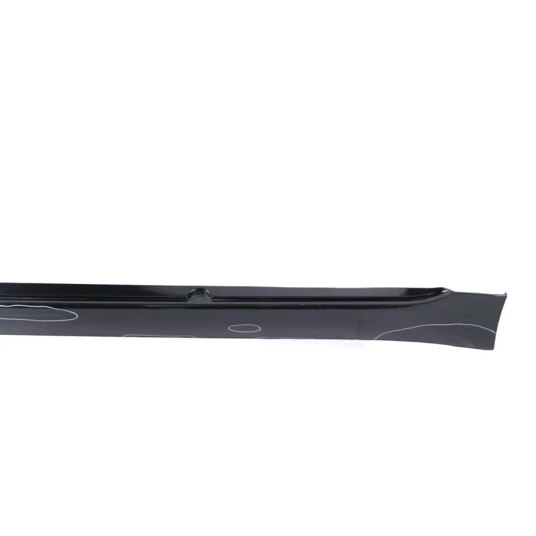 BMW E60 E61 LCI Zócalo Cubierta Falda Lateral Izquierda Negro Zafiro - 475 - SKU 0422464-BS - Número de pieza 0422464