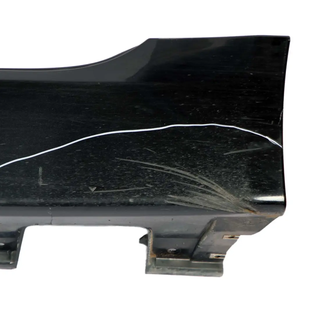 BMW E60 E61 LCI Zócalo Cubierta Falda Lateral Izquierda Negro Zafiro - 475 - SKU 0422464-BS - Número de pieza 0422464