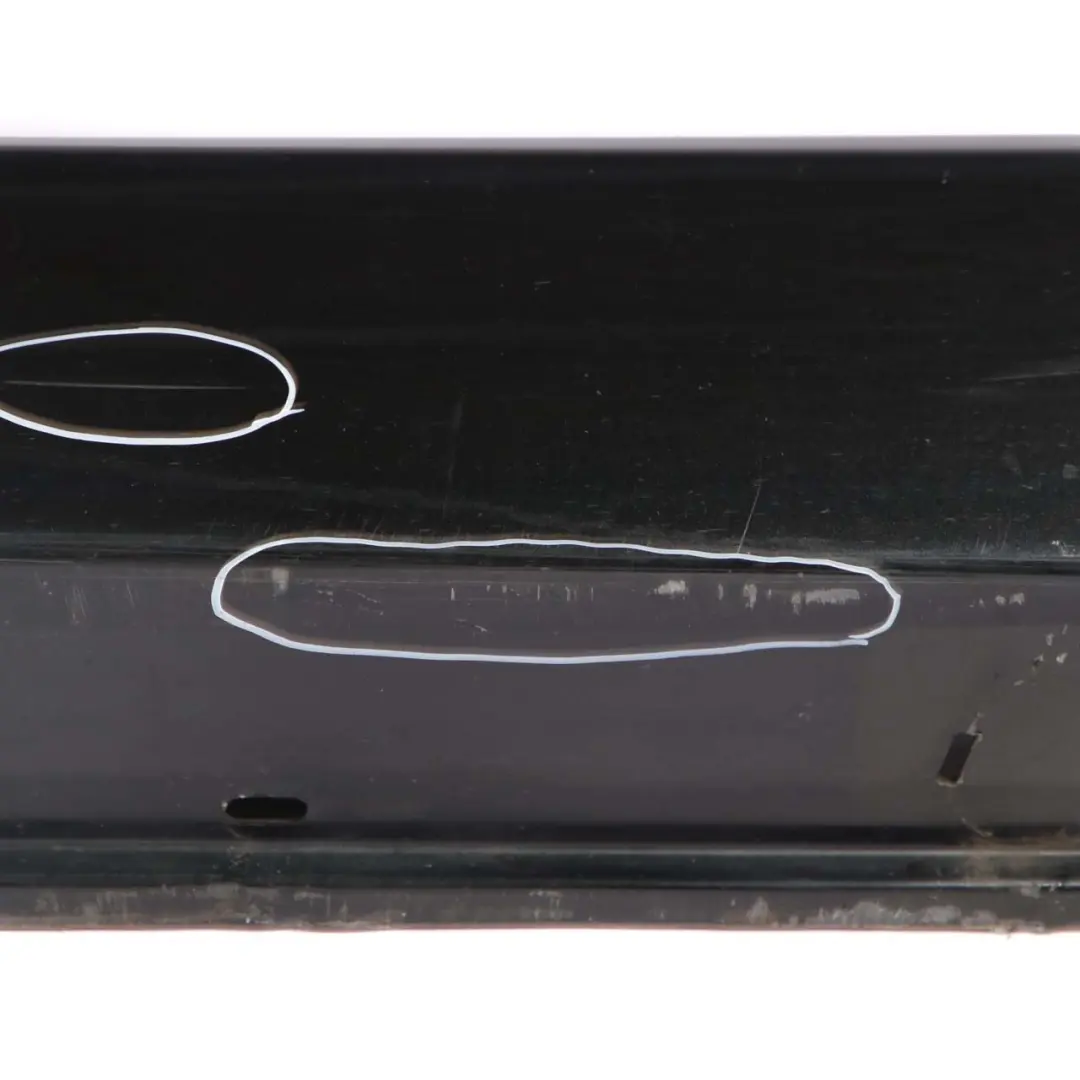 BMW E60 E61 LCI Zócalo Cubierta Falda Lateral Izquierda Negro Zafiro - 475 - SKU 0422464-BS - Número de pieza 0422464