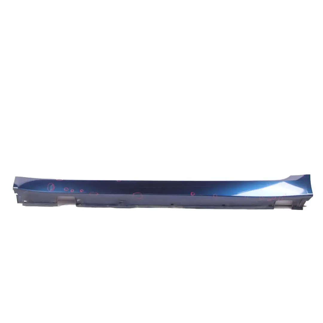 Left N/S Door Side Sill Cover Skirt Tiefseeblau Blue - A76 to BMW 5 E60 E61 LCI with Part number 0422464 BMW 5 E60 E61 LCI Left N/S Door Side Sill Cover Skirt Tiefseeblau Blue - A76 - SKU 0422464-DSB4 - Part number 0422464