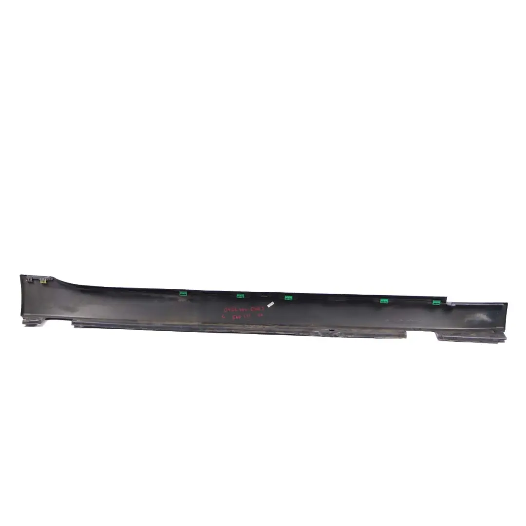 Left N/S Door Side Sill Cover Skirt Tiefseeblau Blue - A76 to BMW 5 E60 E61 LCI with Part number 0422464 BMW 5 E60 E61 LCI Left N/S Door Side Sill Cover Skirt Tiefseeblau Blue - A76 - SKU 0422464-DSB4 - Part number 0422464