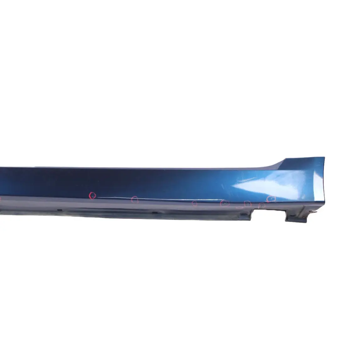 Left N/S Door Side Sill Cover Skirt Tiefseeblau Blue - A76 to BMW 5 E60 E61 LCI with Part number 0422464 BMW 5 E60 E61 LCI Left N/S Door Side Sill Cover Skirt Tiefseeblau Blue - A76 - SKU 0422464-DSB4 - Part number 0422464