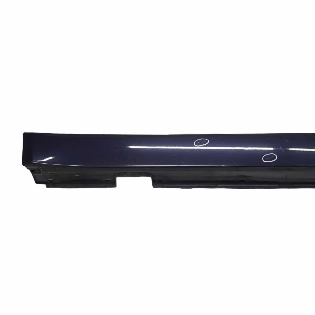 BMW E60 E61 LCI Schwellerleiste Blende Schweller Links Monacoblau Blau A35 - SKU 0422464-MB2 - Teilenummer 0422464