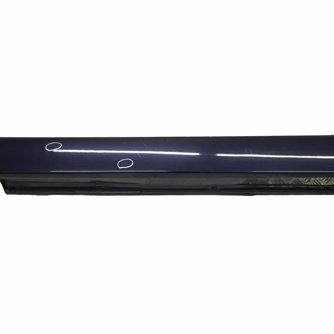 BMW E60 E61 LCI Schwellerleiste Blende Schweller Links Monacoblau Blau A35 - SKU 0422464-MB2 - Teilenummer 0422464