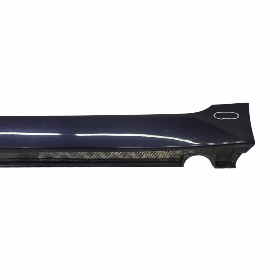 BMW E60 E61 LCI Schwellerleiste Blende Schweller Links Monacoblau Blau A35 - SKU 0422464-MB2 - Teilenummer 0422464